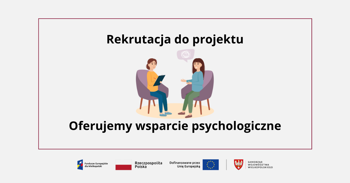 Oferujemy wsparcie psychologiczne 