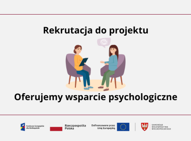 Oferujemy wsparcie psychologiczne 